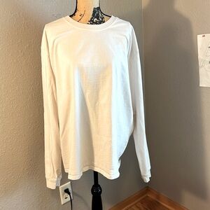 Good American long sleeve crewneck Bone001
